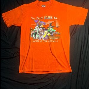 Y2K You Can’t Scare Me I Work at the School Graphic Tee